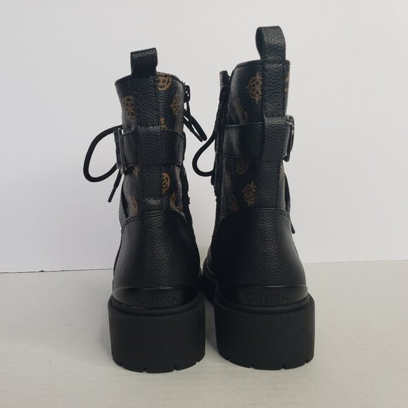 NWOB Guess Orana Women's Brown Combat Boot - Size 8.5 - Picture 5 of 8